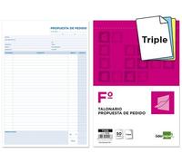 Talonario liderpapel pedidos folio original y 2 copias t325