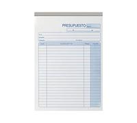 Talonario liderpapel presupuesto cuarto original y copia t230