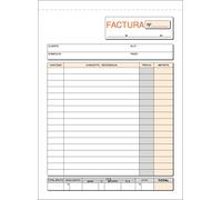 Talonario PRAXTON Facturas Con IVA 4º Triplicado, Pack x5