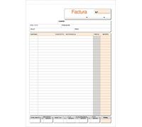 Talonario PRAXTON Facturas Con IVA Fº Duplicado, Pack x10
