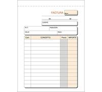 Talonario PRAXTON Facturas Sin IVA 4º Duplicado, Pack x10