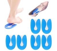 Talonera de Silicona,3pcs Plantillas de Espolón Calcáneo,Almohadillas de gel para Taloneras,Fascitis Plantar Aquiles Calcaneo Espolon Espolones del Talón y dolor de Aquiles Taloneras y Cojines