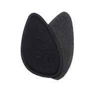 Taloneras Para Zapatos 2 pares de almohadillas de descompresión for los pies delanteros de mujer, tacones altos, medias plantillas ocultas, almohadillas for aliviar el dolor Taloneras (Color : Black-