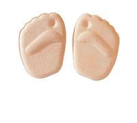 Taloneras Para Zapatos 2 pares de tacones altos for mujer, almohadillas for el antepié, almohadillas de masaje for los dedos, plantillas y plantillas Taloneras (Color : Beige)