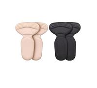 Taloneras Para Zapatos 4/8 Uds pegatinas de talón for medias plantillas de mujer, almohadillas de talón, zapatos deportivos, plantillas de tacón alto Taloneras (Color : Skin Black(2pairs))