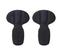 Taloneras Para Zapatos Adhesivo for el talón, tacones altos, almohadilla protectora for el talón, almohadilla protectora, inserto for aliviar el dolor, 1 par Taloneras (Color : Black)