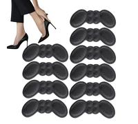 Talonetas para zapatos demasiado grandes, asas de tacón para zapatos de mujer | 5 pares de patines antideslizantes para zapatos de mujer, almohadillas de confort de máxima protección para