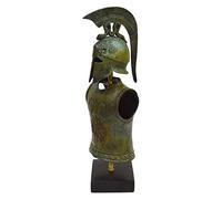 Talos Artifacts Casco pequeño de Corintio, griego espartano, armadura, estilo antiguo, artículo de bronce puro, diseño de serpiente