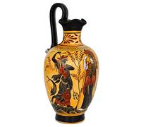Talos Artifacts Diosa Athena y Poseidon - Dionisio Dios del Vino Oinochoe Amphora Jarrón Cerámica