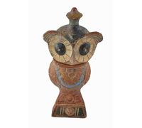 Talos Artifacts Escultura de búho con símbolo griego antiguo de sabiduría