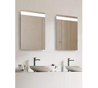 Talos Home - Espejo de baño (Plata, 45 x 65 cm)