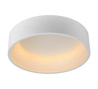 Lucide Talowe Plafón LED redondo 45 (30 W, Ø x Al: 450 mm x 13 cm, Blanco, Blanco cálido)