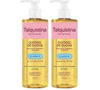 TALQUISTINA - Oleogel de Ducha 400 ml, Gel de Ducha para Pieles Sensibles, con Aceite de Avena, Alivio del Picor, Hidrata, Calma y Limpia de Forma Prolongada, Uso Diario, No Comedogénico