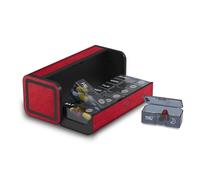 TALVOLC M Organizador de píldoras, 7 días 2 veces al día, caja de medicamentos semanal, diario grande vitamina Am Pm, soporte de almacenamiento de cuero, portátil, bolsillo para farmacia, viajes,