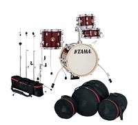 Tama Club-JAM 14" Flyer Gig Pack with Hardware and Bags Candy Apple Mist