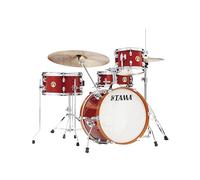 TAMA Club-JAM Shell Pack - Candy Apple Mist (CPM) con hardware - Kit completo de 4 piezas con bombo de 18 pulgadas LJK48H4-CPM