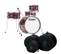 Tama Club-JAM Shell Pack w/ Cymbal Holder & Bag Set Satin Burgundy Elm
