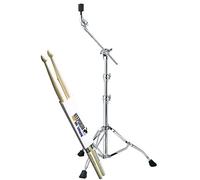 Tama HC83BW Roadpro Cymbal Stand - Soporte para platillos y baquetas keepdrum (1 par)