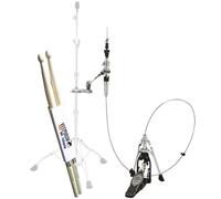 Tama HH905RH Iron Cobra Serie Remote Cable Hi-Hat Stand + Keepdrum Baquetas 1 par