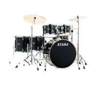 Tama Imperialstar 22 6pc Drum Kit w/Meinl Cymbals Hairline Black