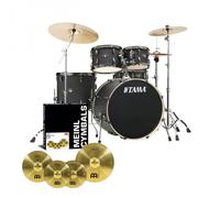 Tama Imperialstar 22 Drum Kit w/Meinl Cymbals Blacked Out Black