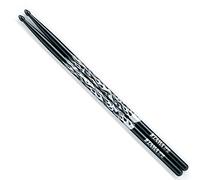 TAMA O7A-F-BS Silver Rhythimic Fire - Baquetas, color Negro, 2 Unidades, Longitud 390 mm, Diámetro 13 mm