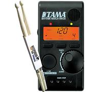 Tama Rhythm Watch Mini RW30 - Metrónomo de batería y baquetas keepdrum (1 par)