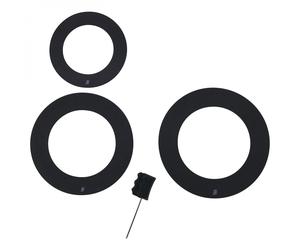 Tama Soft Sound Ring Set 10-13-14" w/Half Sound Bass Drum Beater