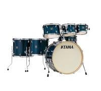Tama Superstar Classic Exotix 22" 7pc Gloss Sapphire Lacebark Pine