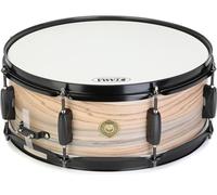 Tama WP1455BK-NZW Woodworks Natural Zebrawood 14 x 5.5-inch Snare Drum