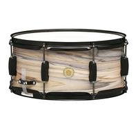 TAMA WP1465BK-NZW - Tambor de Madera de Cebra Marrón (Natural Zebrawood Wrap), 14 x 6.5 pulgadas