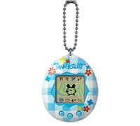 Tamagotchi 42880 Bandai, Gen 2, Concha de Flores a Cuadros con Cadena, la Mascota Original de Realidad Virtual, Multicolor