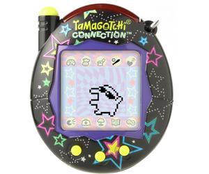 Tamagotchi Bandai Connection - Juguete electrónico Digital para Mascotas con conexión infrarroja y diseño de Estrellas de neón | Juguetes Infantiles para niñas y niños