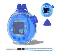 Tamagotci Paradise - Funda protectora de PC y tapa de dibujos animados con herramienta de palanca + cordón ajustable, antigolpes, antiarañazos, antipolvo, perfecto para uso diario y viajes (azul
