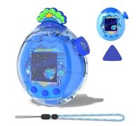 Tamagotci Paradise - Funda protectora de PC y tapa de dibujos animados con herramienta de palanca + cordón ajustable, antigolpes, antiarañazos, antipolvo, perfecto para uso diario y viajes (azul claro