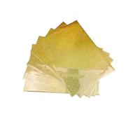 Tamaño 50 Uds., superventas, estampado en caliente, hoja de papel for el hogar DIY, impresora láser de lámina azul cielo(Gold dots)