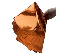 Tamaño 50 Uds., superventas, estampado en caliente, hoja de papel for el hogar DIY, impresora láser de lámina azul cielo(Copper)