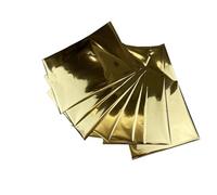 Tamaño 50 Uds., superventas, estampado en caliente, hoja de papel for el hogar DIY, impresora láser de lámina azul cielo(Gold)