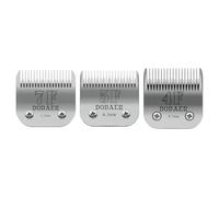 Tamaño 7F/5F/4F Cuchillas Desmontables para Perros,Compatible con Moser 45-50/Heiniger/Andis,Oster A5,Wahl KM10 Series,3 Unidades