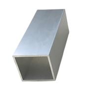 Tamaño adaptable 10 de la longitud del color primario de la superficie del tubo del perfil 6063 del tubo cuadrado de aluminio 15 20 25 30 35 40 45 50