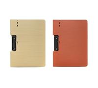 Tamaño carta Carpeta A4 multifunción con un solo clip, 2 unidades, plegable, for escribir, almacenar datos, suministros de oficina organizado