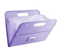 Tamaño carta Carpeta de archivos A4 con 13 bolsillos, carpeta almacenamiento papel prueba, organizador, bolsillo gran capacidad multicapa clasificada organizado(Silver)