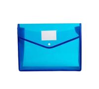 Tamaño carta Sobres de plástico B5, carpetas archivos documentos, bolsa con cierre a presión, escuela y oficina organizado(Blue)
