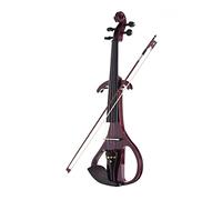 Tamaño Completo 4/4 Madera Maciza Silent Fiddle Eléctrico Maple Cuerpo De Arce Ebony Fingerboard Pegs Violin Violín (Color : 6)