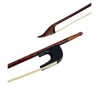 tamaño completo violín Arcos 1 Uds. Contrabajo De Estilo Clásico 3/4 Arco Arco De Bajo De Madera De Serpiente, Cola De Caballo De Crin Blanca/negra De Nivel Superior Arco violín (Color : WH_3-4)