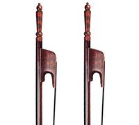 tamaño completo violín Arcos 2 Uds 4/4 Arcos De Violín De Madera De Serpiente Palo Redondo Recto Lazo Natural Pelo De Caballo Bien Equilibrado Estilo Alemán Hermoso Arco Arco violín (Color : 04)