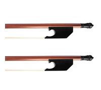 tamaño completo violín Arcos 2 Uds Arcos De Violín 4/4 Madera De Serpiente/palo De Brasil/arco De Fibra De Carbono Blanco/negro Mongolia Crin Respuesta Rápida Arco violín (Color : 07)