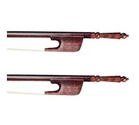 tamaño completo violín Arcos 2 Uds Arcos De Violín 4/4 Madera De Serpiente/palo De Brasil/arco De Fibra De Carbono Blanco/negro Mongolia Crin Respuesta Rápida Arco violín (Color : 03)