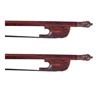 tamaño completo violín Arcos 2 Uds Arcos De Violín 4/4 Madera De Serpiente/palo De Brasil/arco De Fibra De Carbono Blanco/negro Mongolia Crin Respuesta Rápida Arco violín (Color : 12)