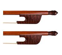 tamaño completo violín Arcos 2 Uds Arcos De Violín 4/4 Madera De Serpiente/palo De Brasil/arco De Fibra De Carbono Blanco/negro Mongolia Crin Respuesta Rápida Arco violín (Color : 05)